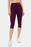 Amante High Rise Anti Microbial Capris - Blackberry Wine — thumbnail 1